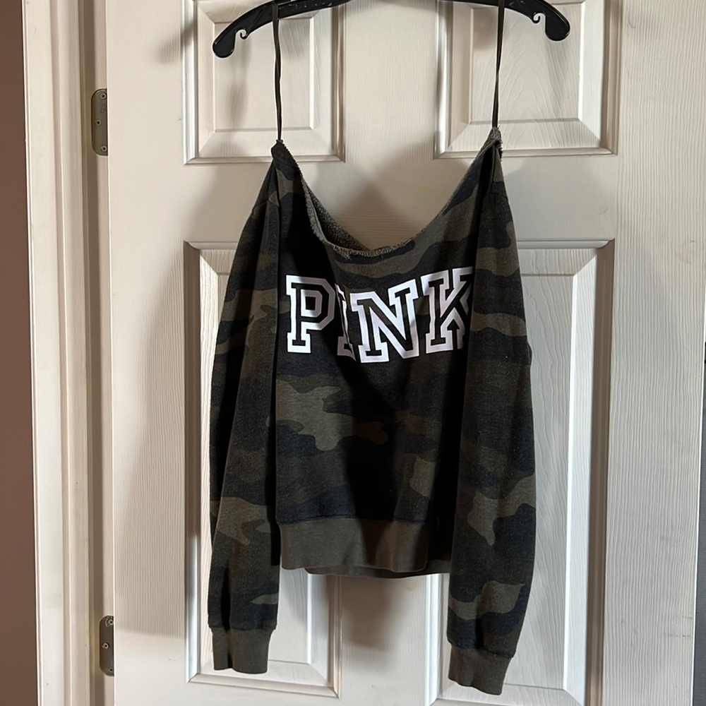 COPY - PINK cropped sweatshirt